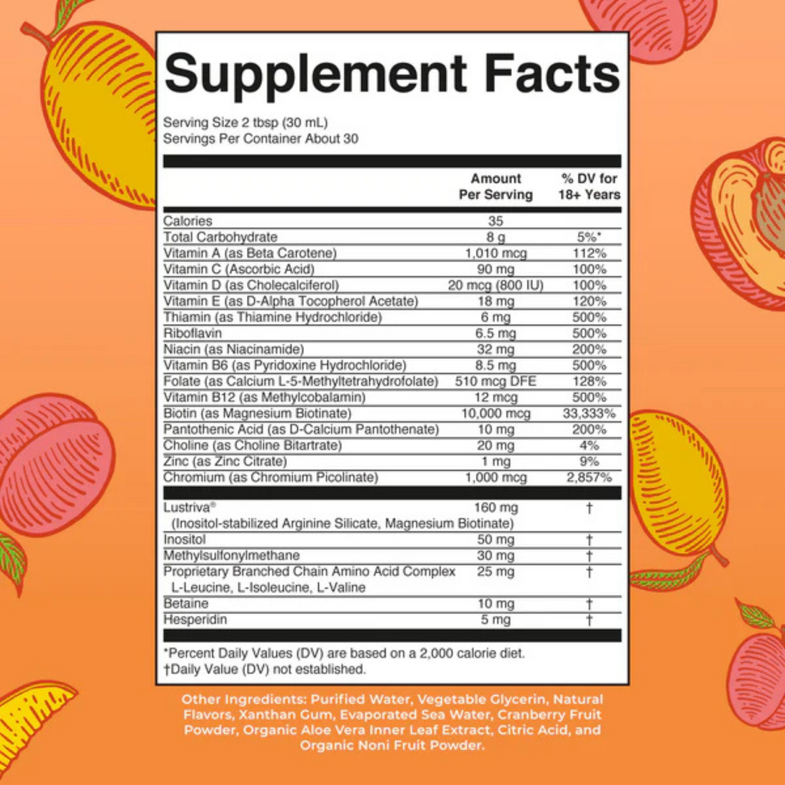 Liquid Morning Multivitamin + Hair Growth