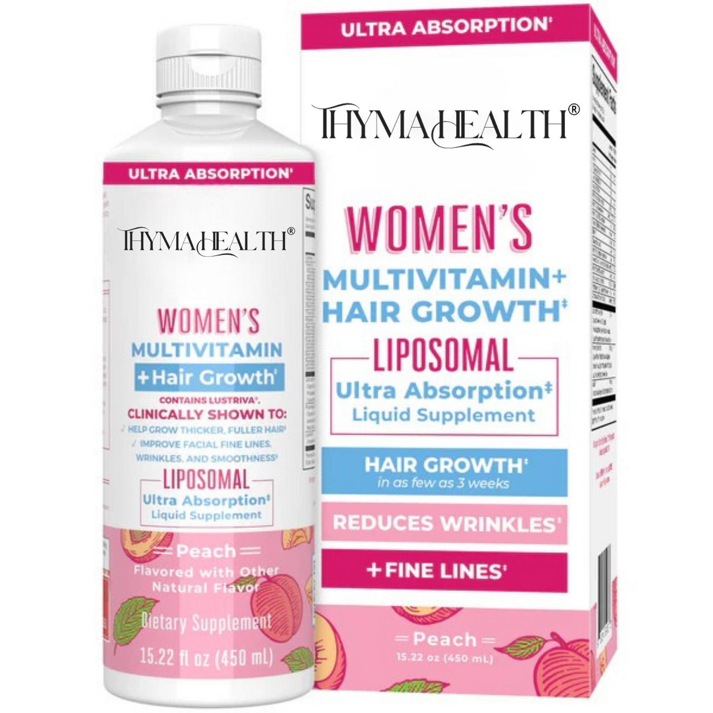 Women's Multivitamin + Lustriva Hair Growth Liposomal